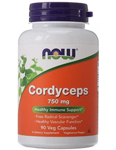 NOW Cordyceps 750 mg 90 vegan