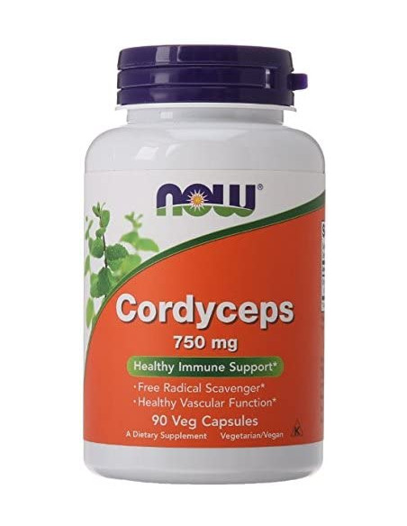 NOW Cordyceps 750 mg 90 vegan