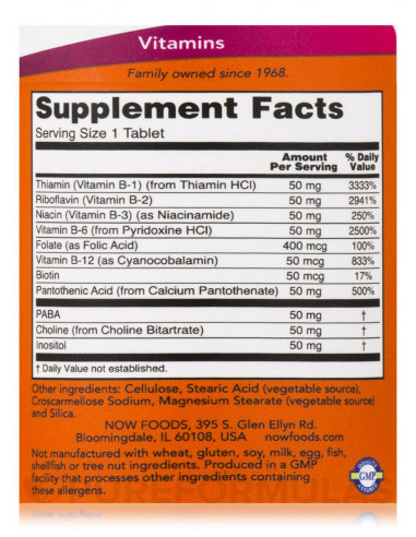 NOW B-50 100 tabletta