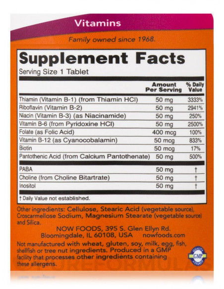 NOW B-50 100 tabletta