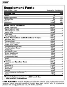 Universal Nutrition Animal Greens 2