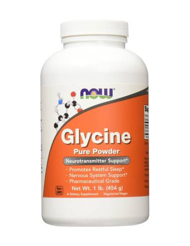 NOW Glycine Pure Powder 454g