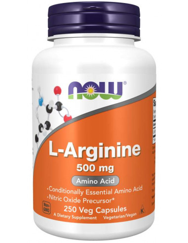 NOW L-Arginine 500 mg 250 kapszula