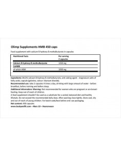 Olimp Nutrition HMB 450 kapszula 2