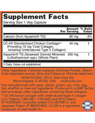 NOW UC-II 60 facts NOW UC-II 60 facts