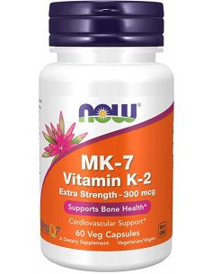 NOW MK-7 Vitamin K-2 Extra Strenght 300 mcg
