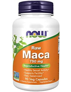 NOW Raw Maca 750 mg 90 vegan