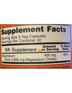NOW Magnesium Citrate 120 2