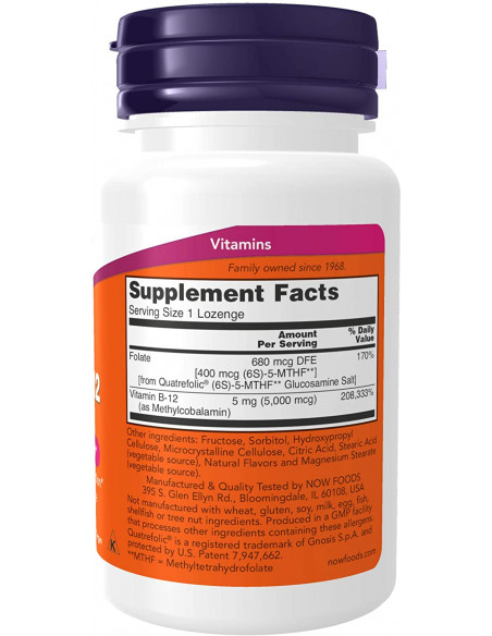 NOW Methyl B-12 5000 mcg