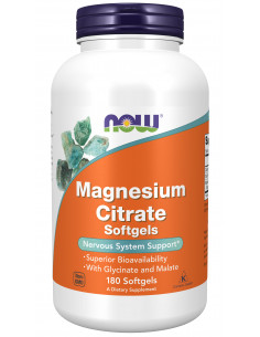 NOW Magnesium Citrate 180