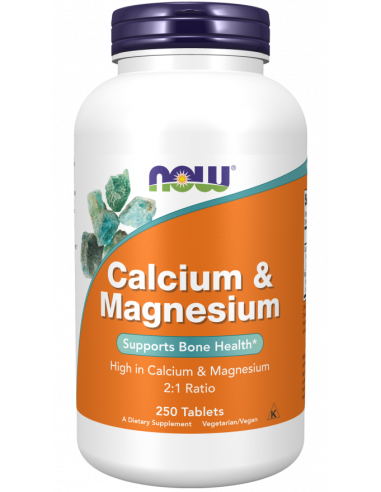 NOW Calcium & Magnesium 250 tablets