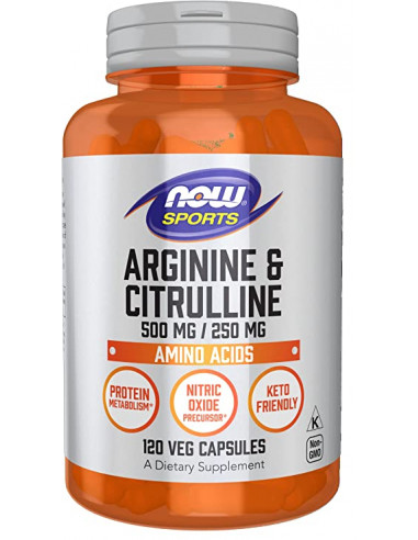 NOW Arginine and Citrulline