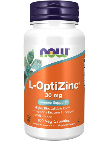 NOW L-OptiZinc 30 mg