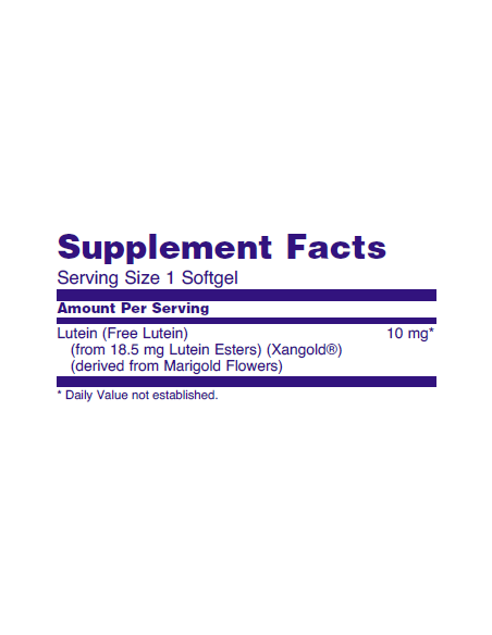 NOW Lutein 10mg 60