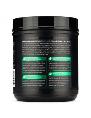 MUSCLETECH Amino Build Ingrediens