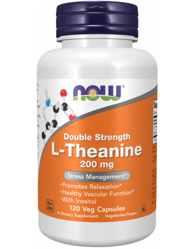 NOW Double Strench L-Theanine 200mg 120