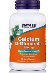 NOW Calcium D-Glucarate 500 mg 90 vegan