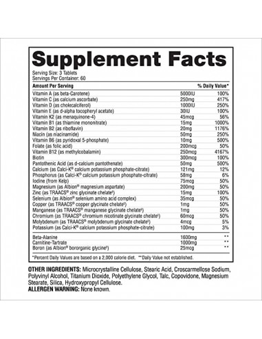 Gaspari Nutrition Anavite 180 tabletta