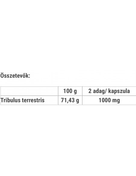 QNT Tribulus Terrestris 1000 mg 60 kapszula