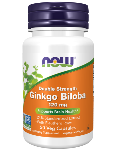 NOW Ginkgo Biloba 120 mg 50 kapszula