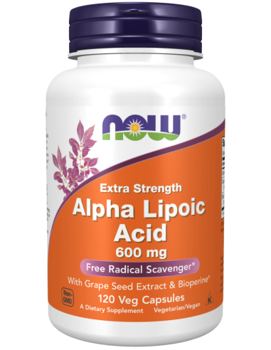 NOW Alpha Lipoic Acid 600 mg 120 kapszula