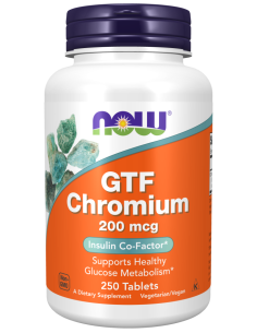 NOW GTF Chromium 200 mcg 250 tabletta