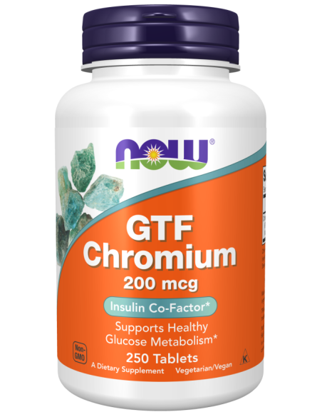 NOW GTF Chromium 200 mcg 250 tabletta