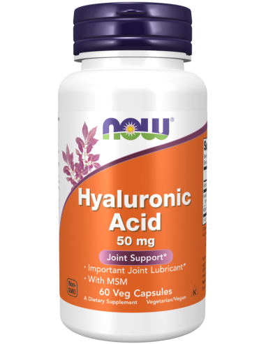 NOW Hyaluronic Acid 50 mg With Msm