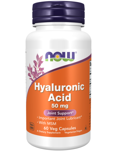 NOW Hyaluronic Acid 50 mg With Msm
