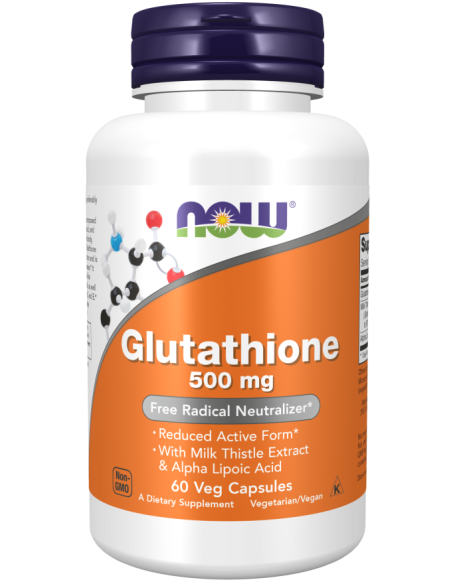 Now Glutathione 500mg 60 kapszula