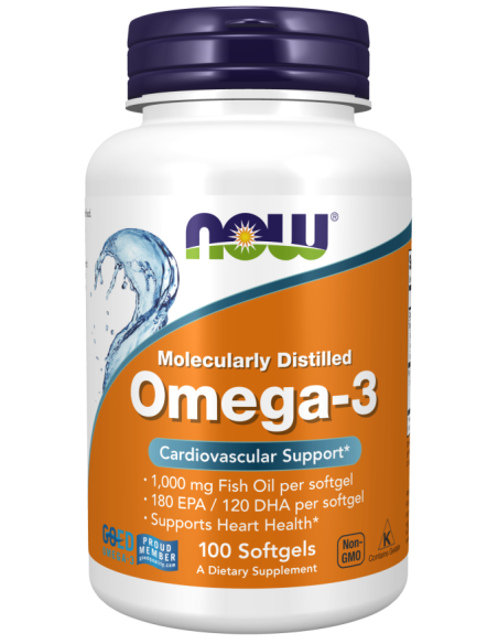 NOW Omega-3 100 lágyzselé kapszula