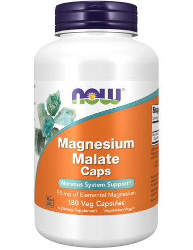 NOW Magnesium Malate Caps 180 kapszula