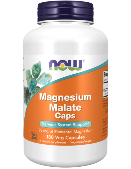 NOW Magnesium Malate Caps 180 kapszula