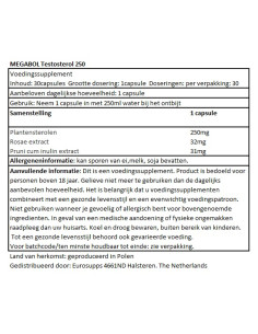 Megabol Testosterol 250 30 kapszula 2
