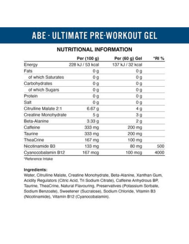 Applied Nutrition ABE Ultimate Pre-Workout Gel