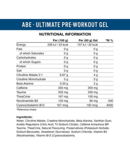Applied Nutrition ABE Ultimate Pre-Workout Gel