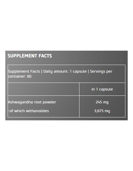 BioTechUSA Ashwagandha 60 kapszula
