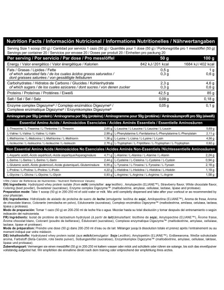 Hydrolyzed Zero Delicatesse facts