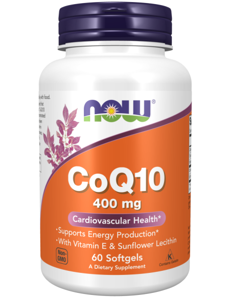 NOW CoQ10 400 mg 60 gélkapszula