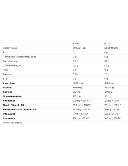 Nutrend Carnitine 3000 Shot 60 ml