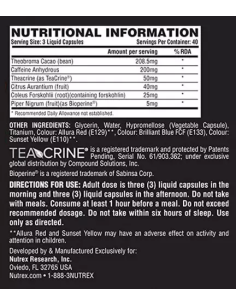 Nutrex Lipo6 Black Weight Loss Support 2