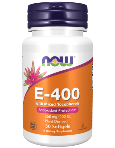 Now E-400 With Mixed Tocopherols 50