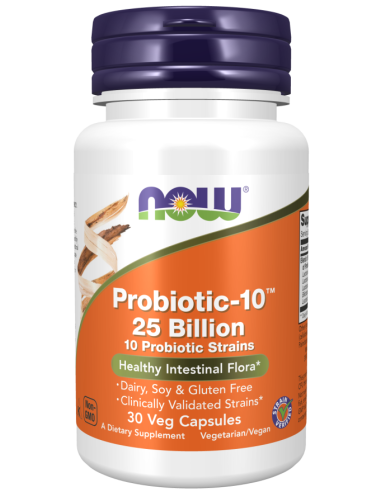 NOW Probiotic-10 25 Billion 30 vegan...