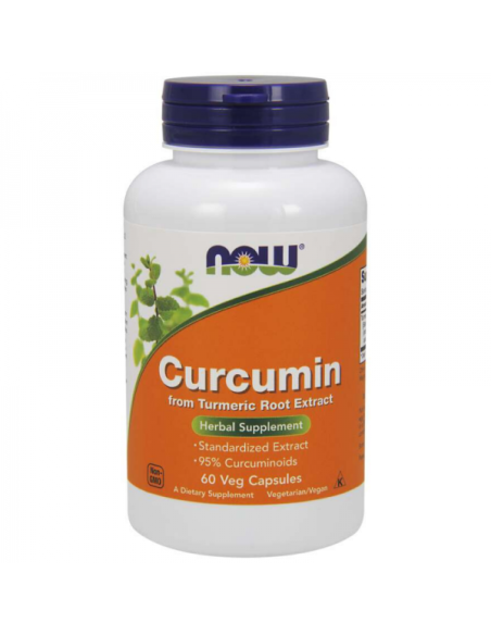 NOW Turmeric Curcumin 60 vegan