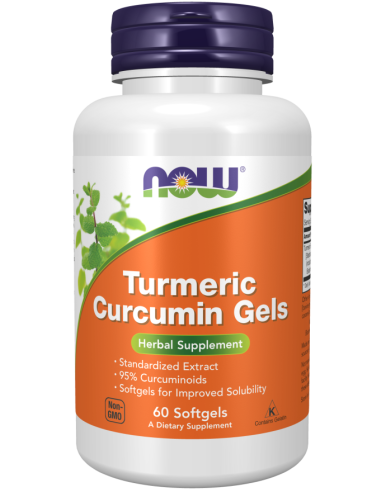NOW Turmeric Curcumin Gels 60