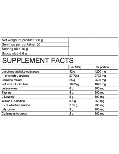 OstroVit Pump 500 g OstroVit Pump 500 g