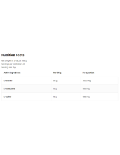 OstroVit BCAA 8-1-1  200g 2