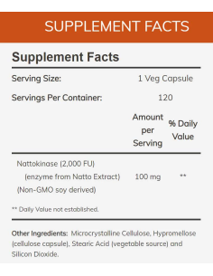 NOW Nattokinase 100 mg 120 2