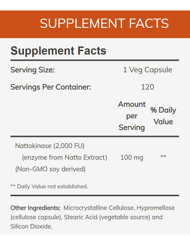 NOW Nattokinase 100 mg
