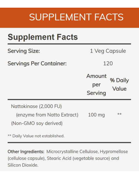 NOW Nattokinase 100 mg